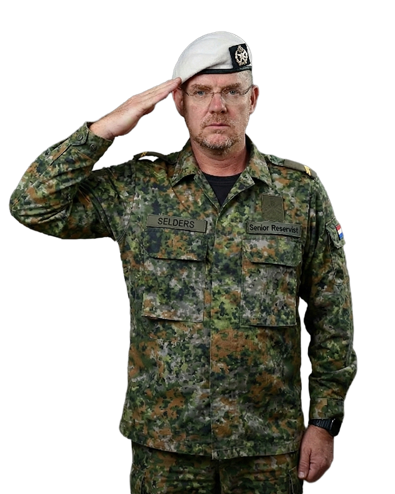 Tim in reservistenuniform